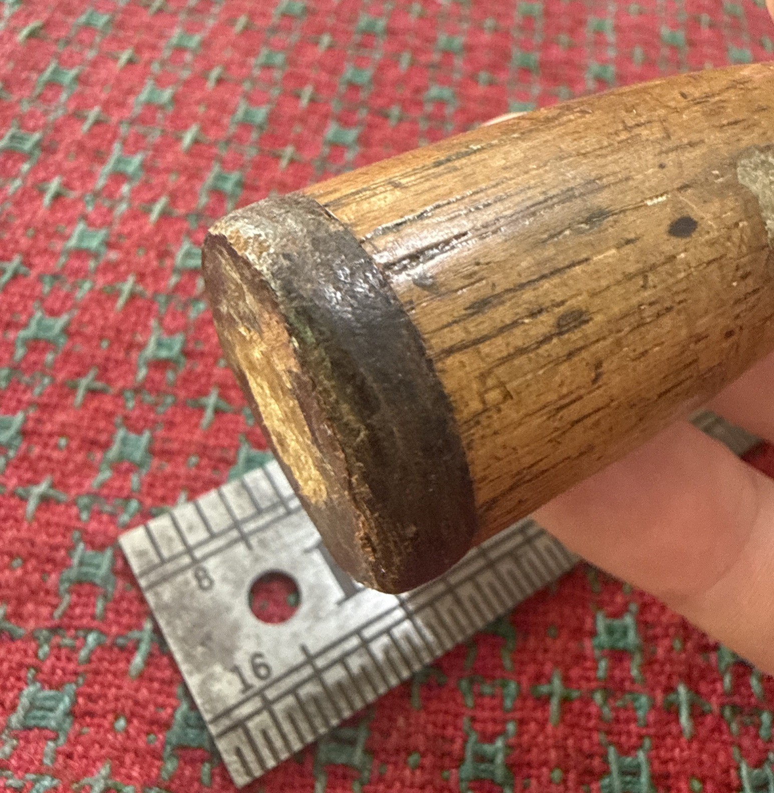 Vintage 1/2” Socket Chisel Leather Cap Handle USA 🇺🇸 Nice