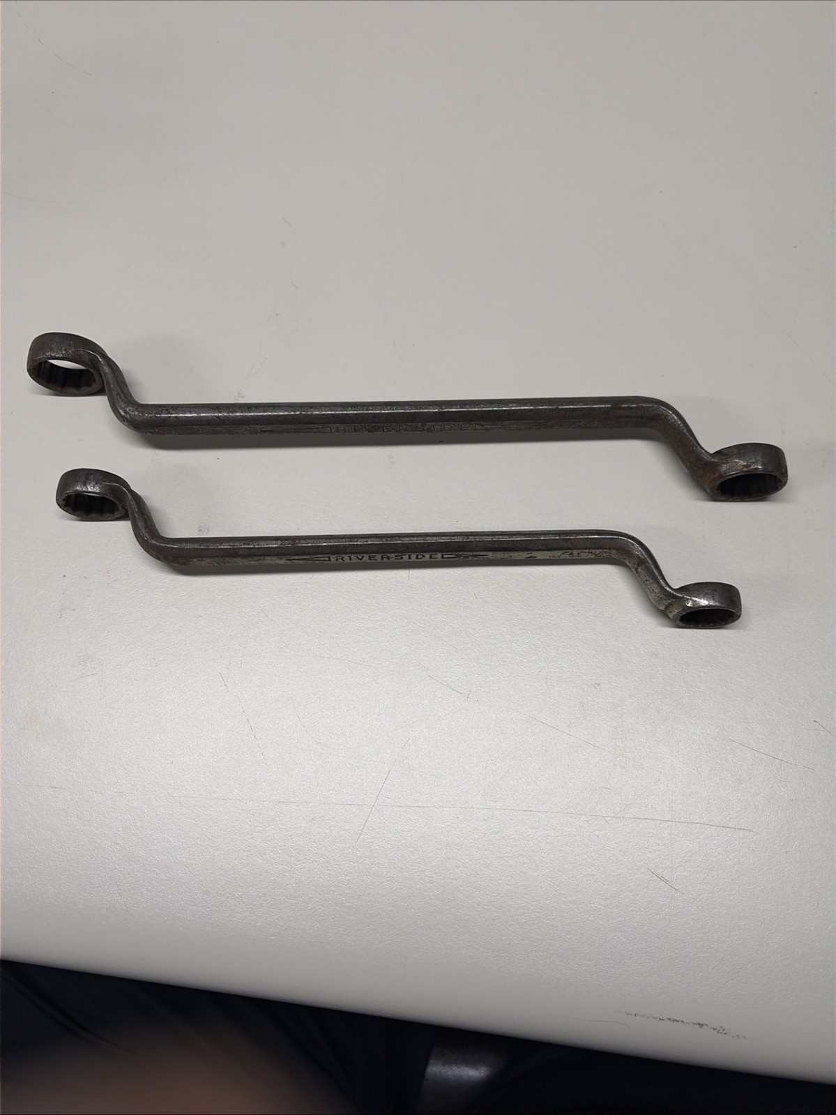 Pair Of Riverside Offset 12 Point Box End Wrenches 5/8” 11/16” 25/32” 3/4” #8C2