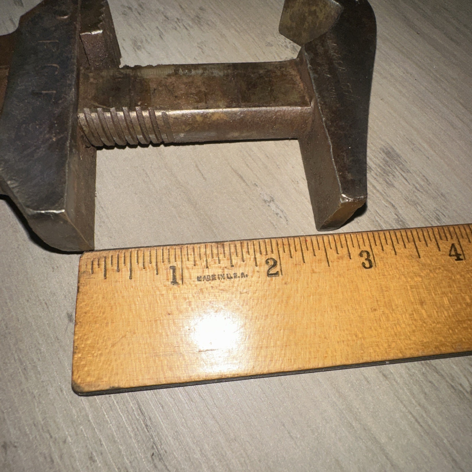 Vintage Bemis & Call “Hawk Bill” Combination Adjustable Pipe Monkey Wrench