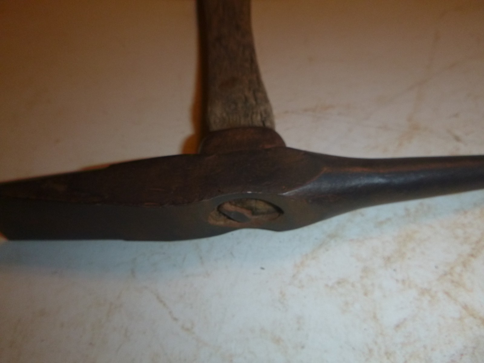 2 Vintage Brick / Rock Hammer heads (Plumb) & (Not marked one)