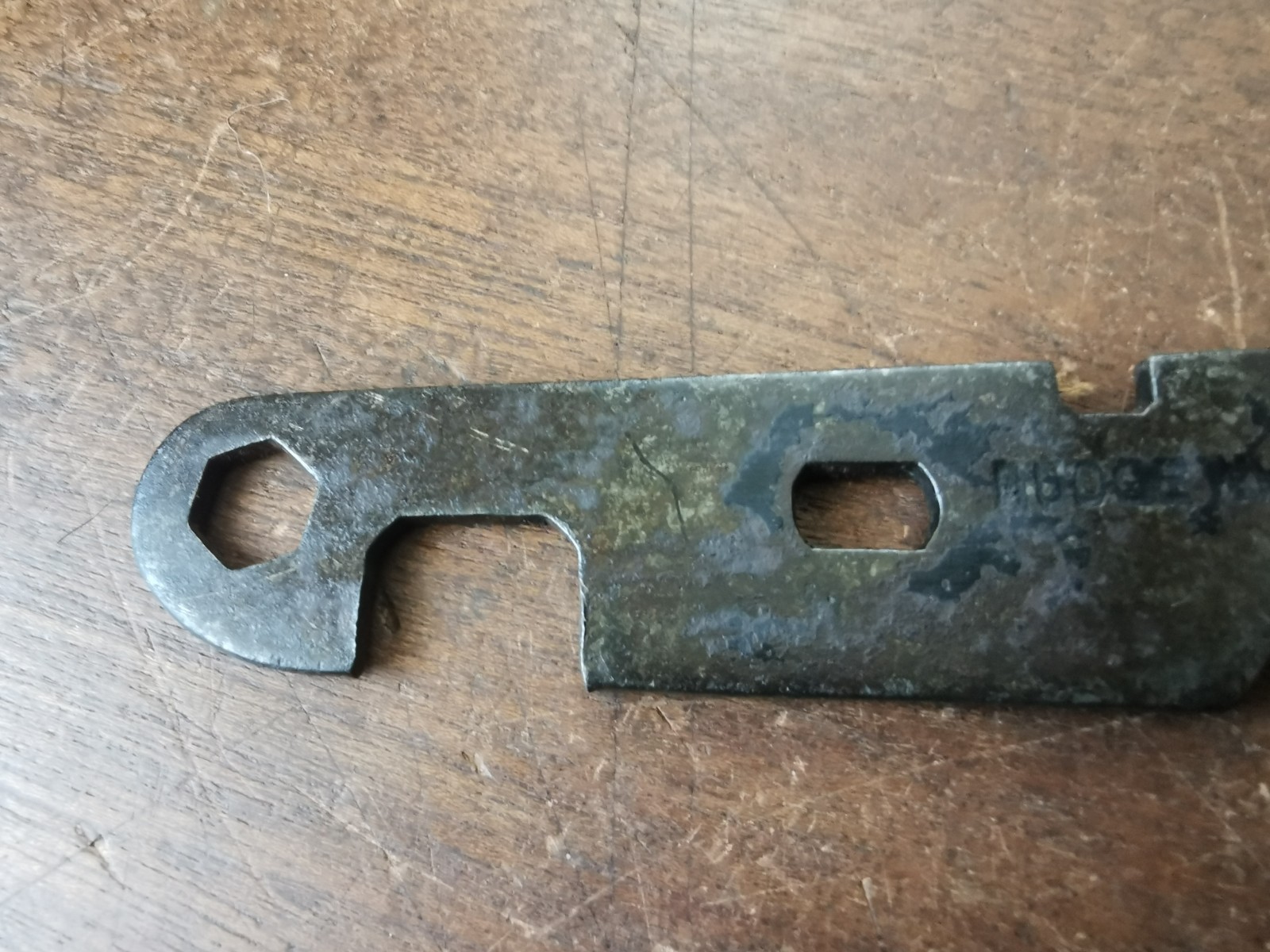 Vintage Rudge Whitworth bicycle spanner, 132mm long.