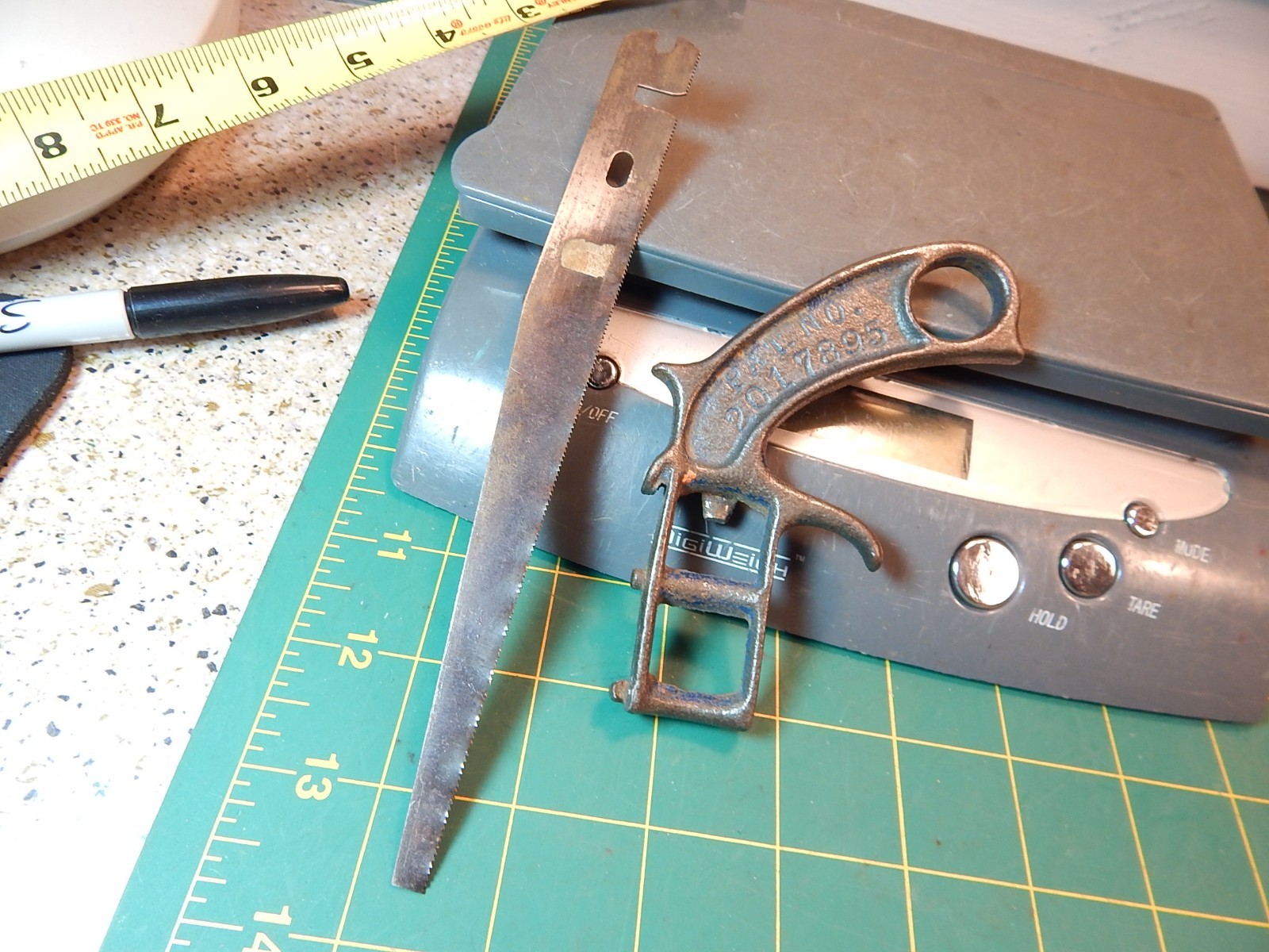 Vintage Antique? Patent No.2017895 No.7 Metal 2- Position Pistol-Grip Hole Saw