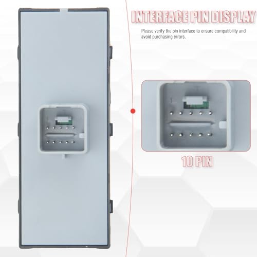 5K4959857 Master Power Window Switch Compatible with CC 2012-2017 Golf GTI