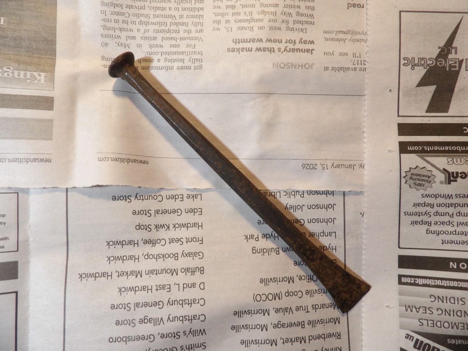 Vintage 6.25″ Star Masonry Drill Bit?