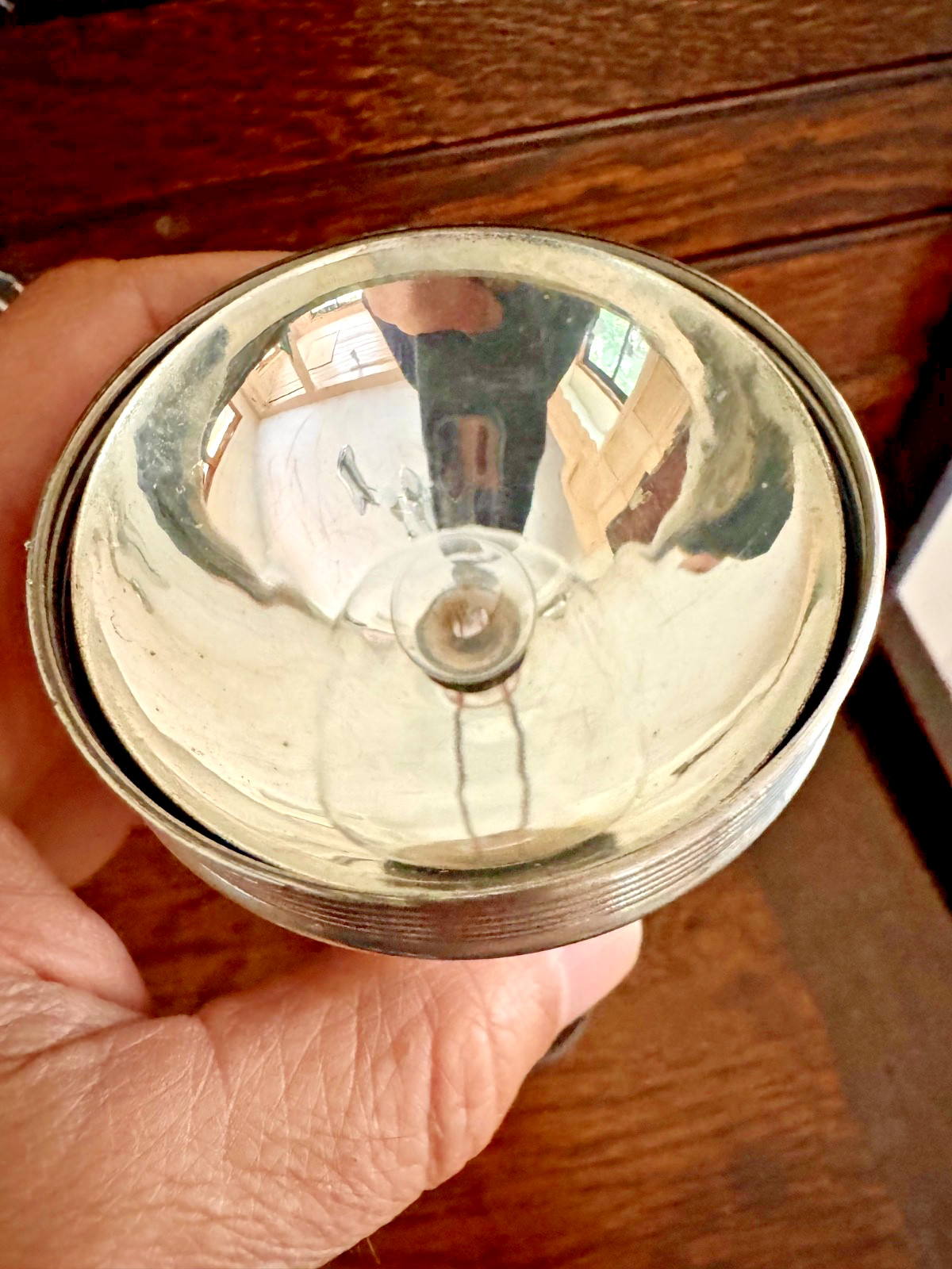Vintage 1930s Winchester Brass 3D Fish Flashlight USN US Navy Military Stamped