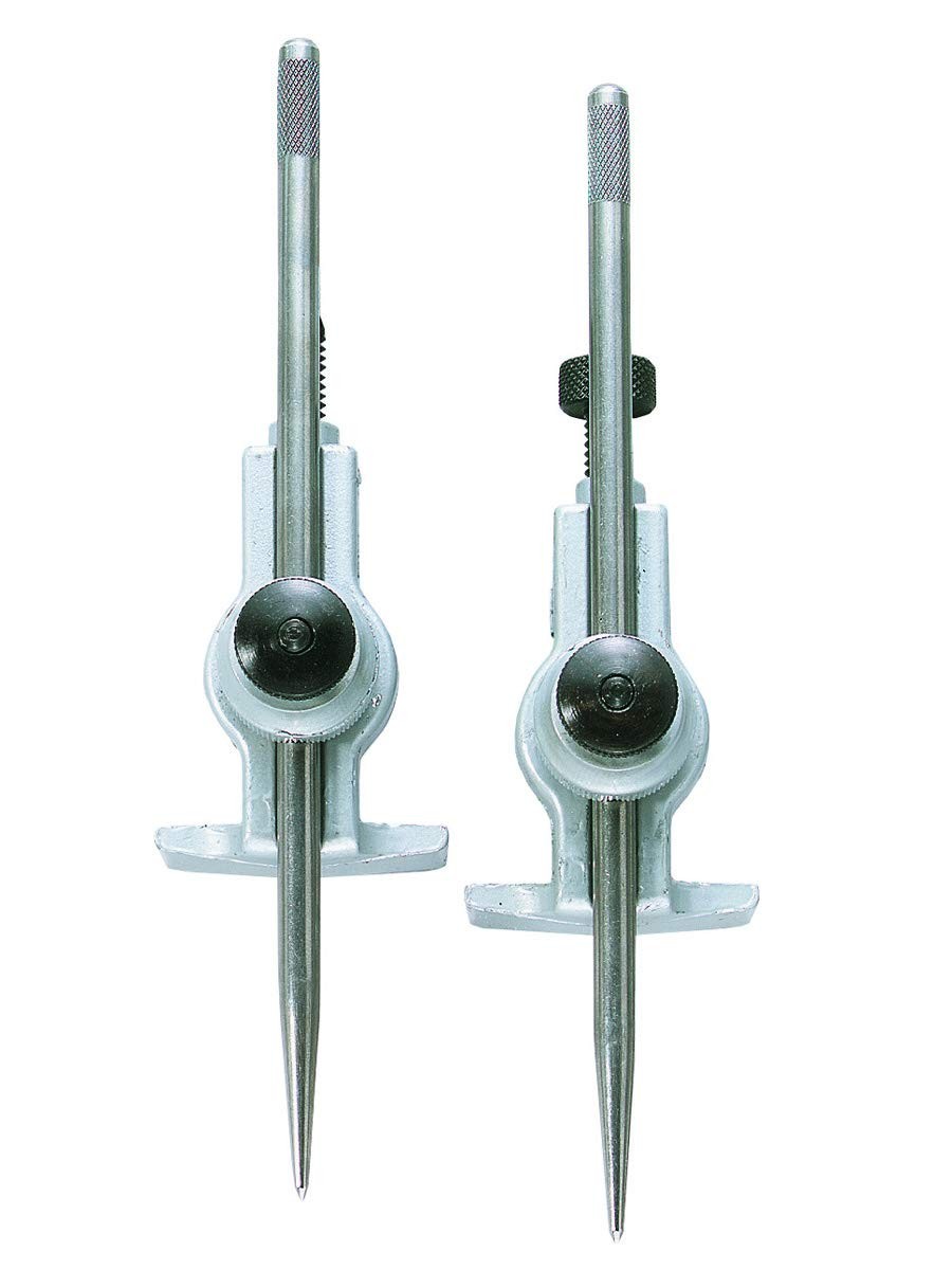 Adjustable Stainless Steel Trammel and Scriber Set with Replaceable Points 2 …
