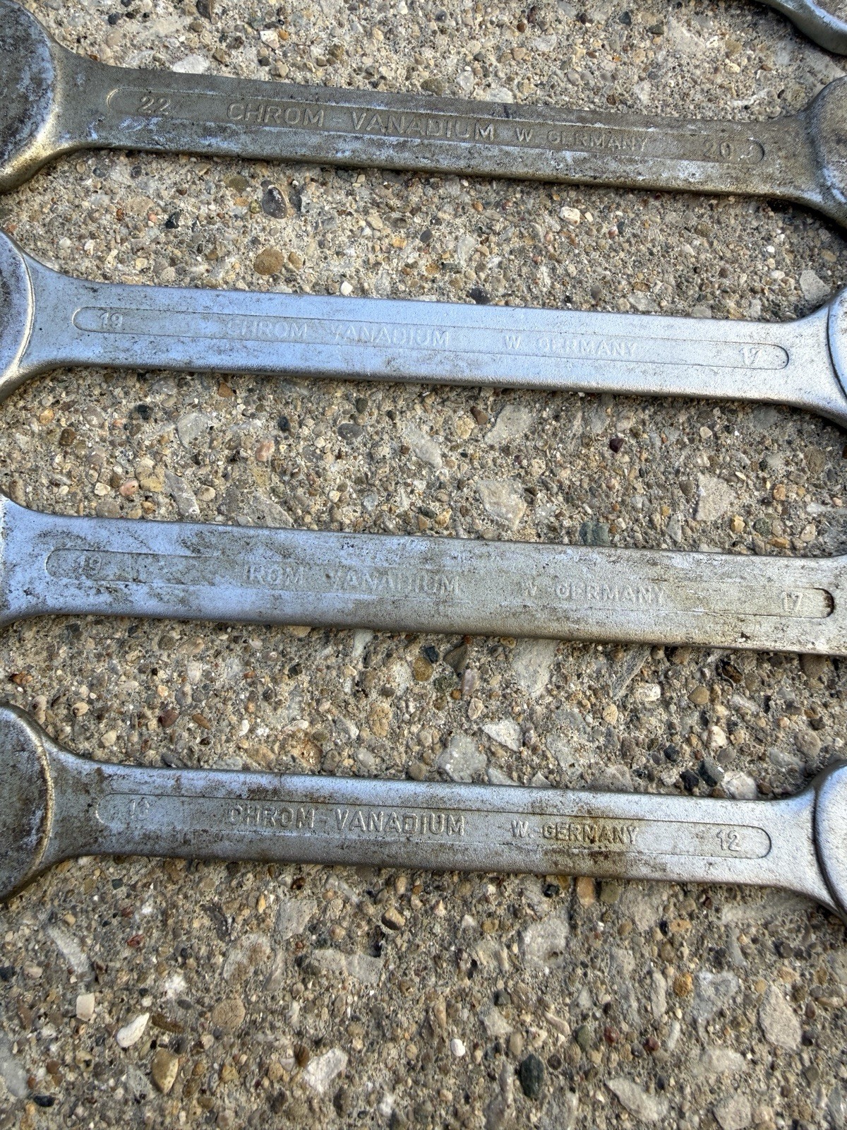 German Car Auto Vtg Tool Kit Wrench Set/Lot of 8 Metric Dowidat/Beta Open End