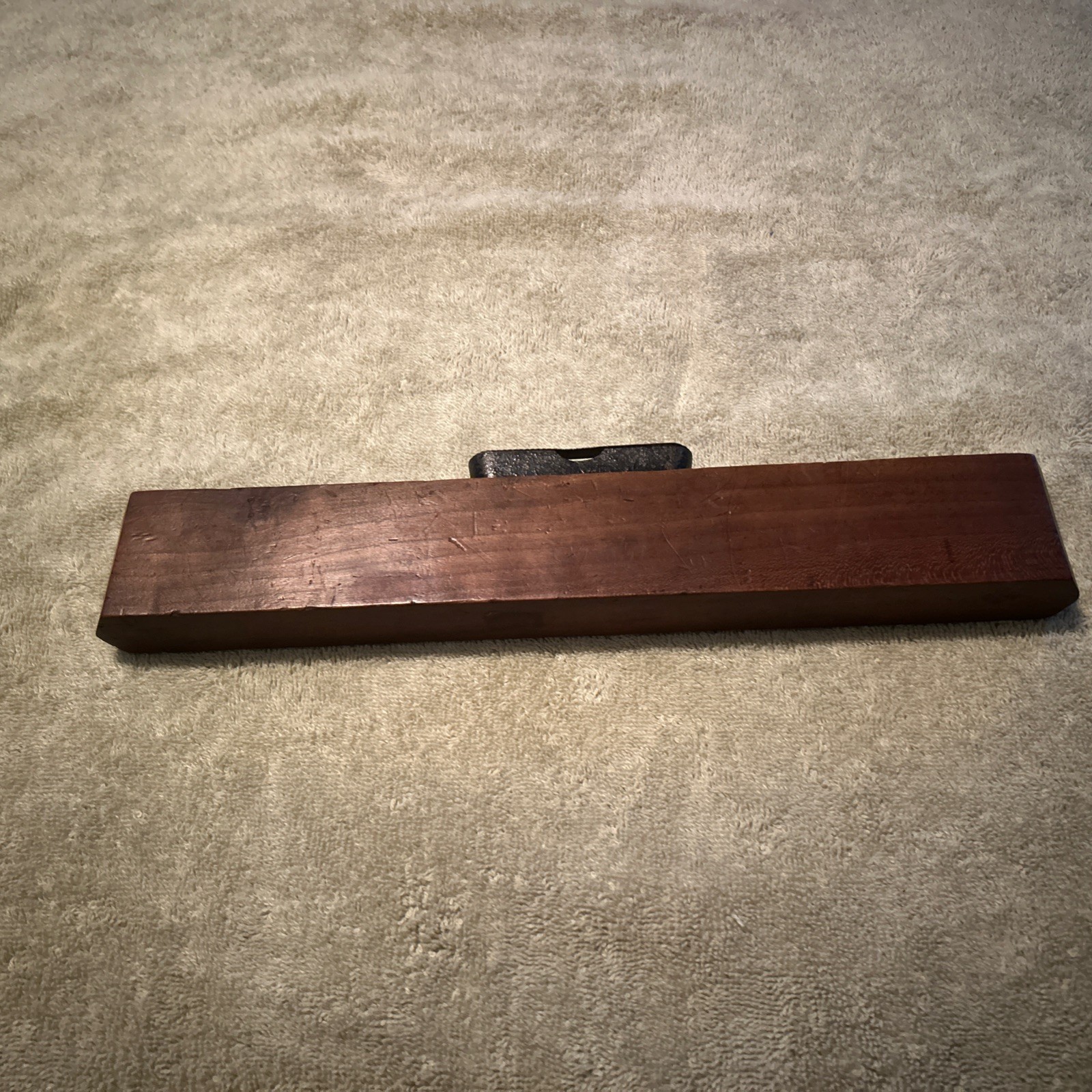 Vintage Wood and Brass 12″ Level Unknown Manufacturer