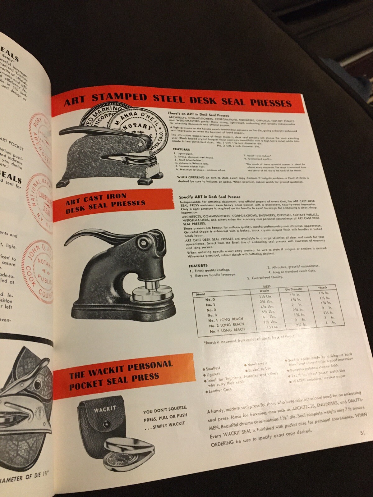 Vintage Hiss Stamp Catalog Columbus Ohio Rubber Stamps Seals Dies 74 pages