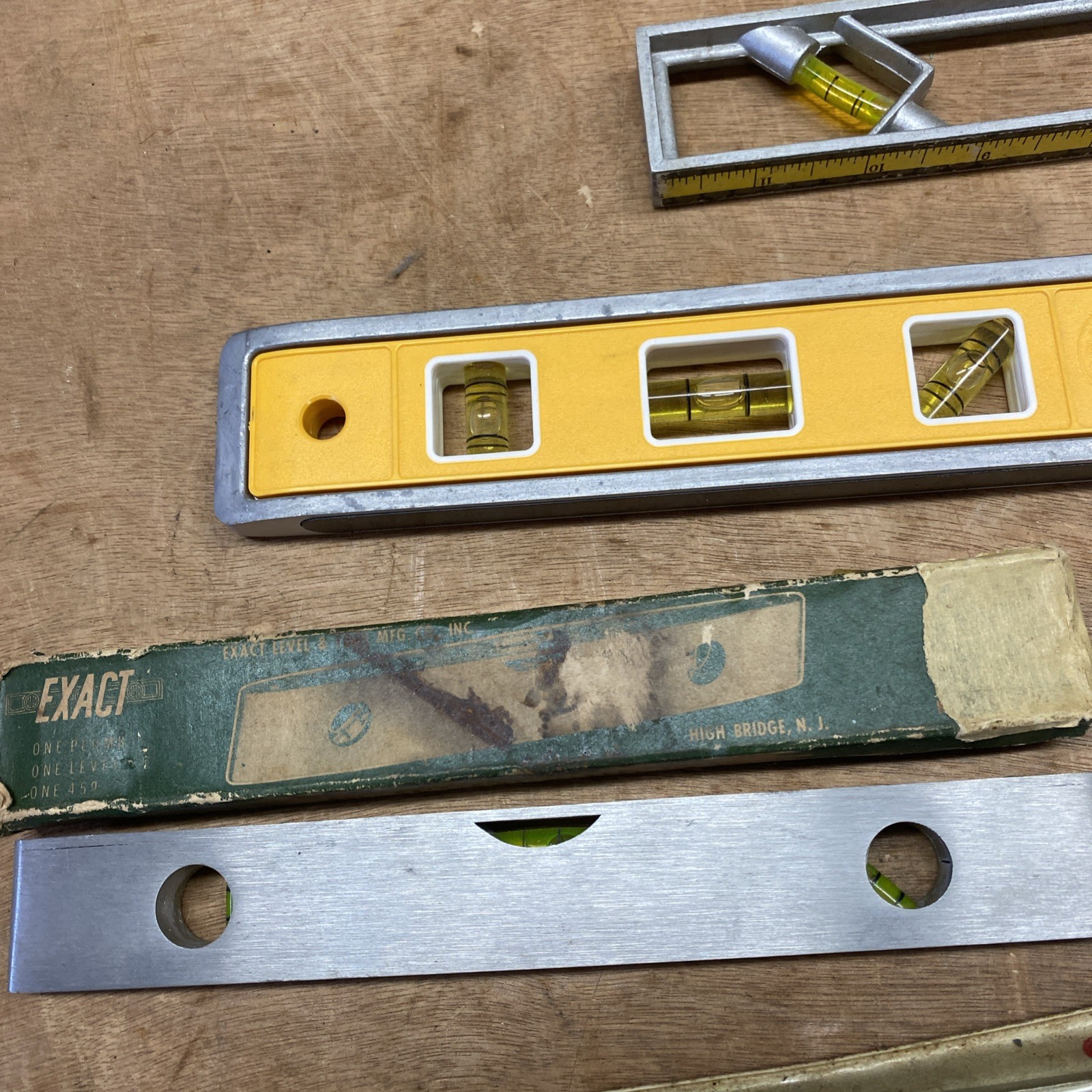 Handyman’s Special: Mixed Lot of 8 Utility & Vintage Torpedo Levels