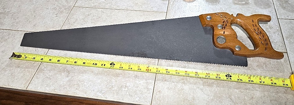 REDUCED! Vintage 26″ E.C. Atkins & Co. Rip Saw Early 1900’s 5 1/2 PPI Very Nice!