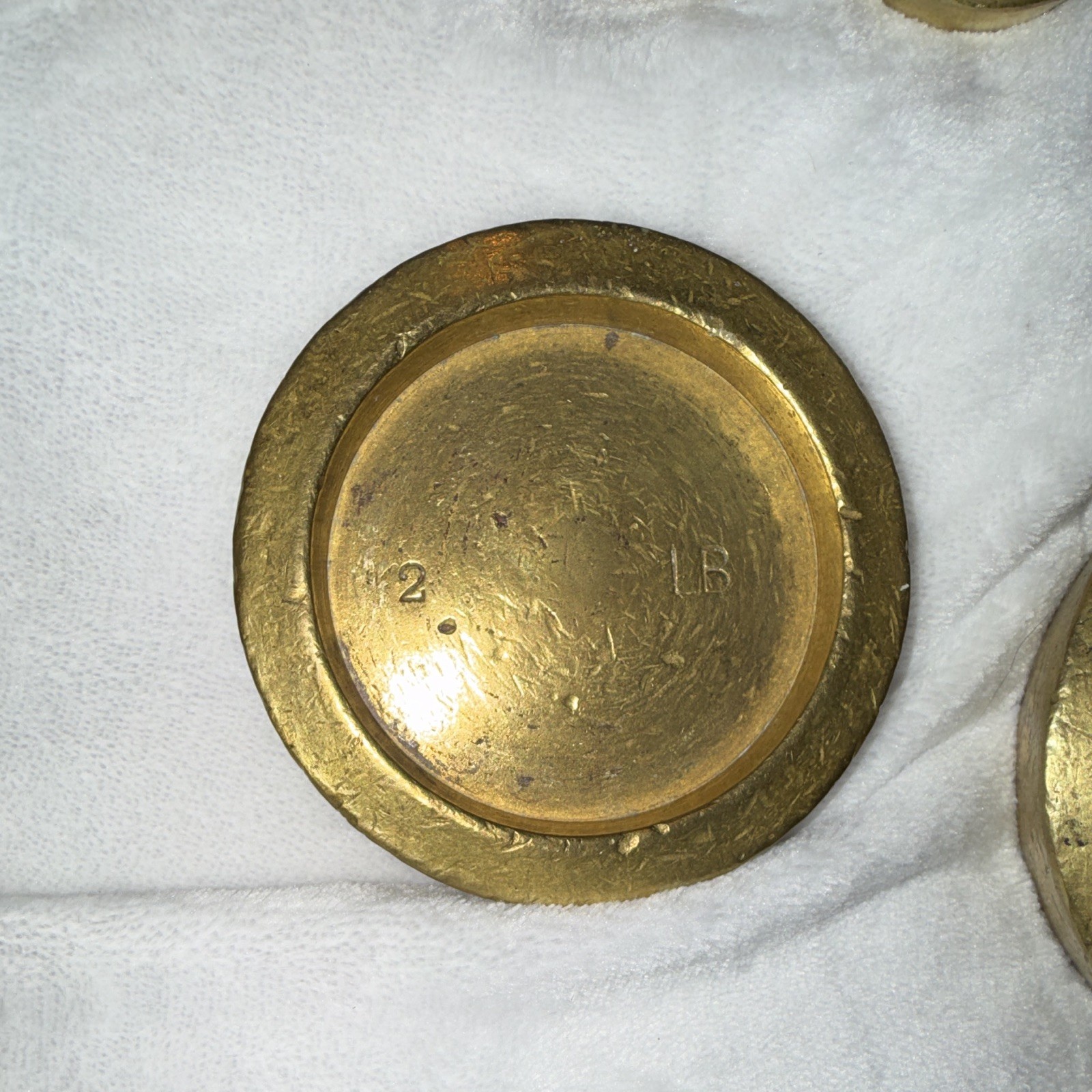Brass Balance Scale Weights Lot DRAM oz LB 2 Drachm 1/2oz-1/2lb Assorted
