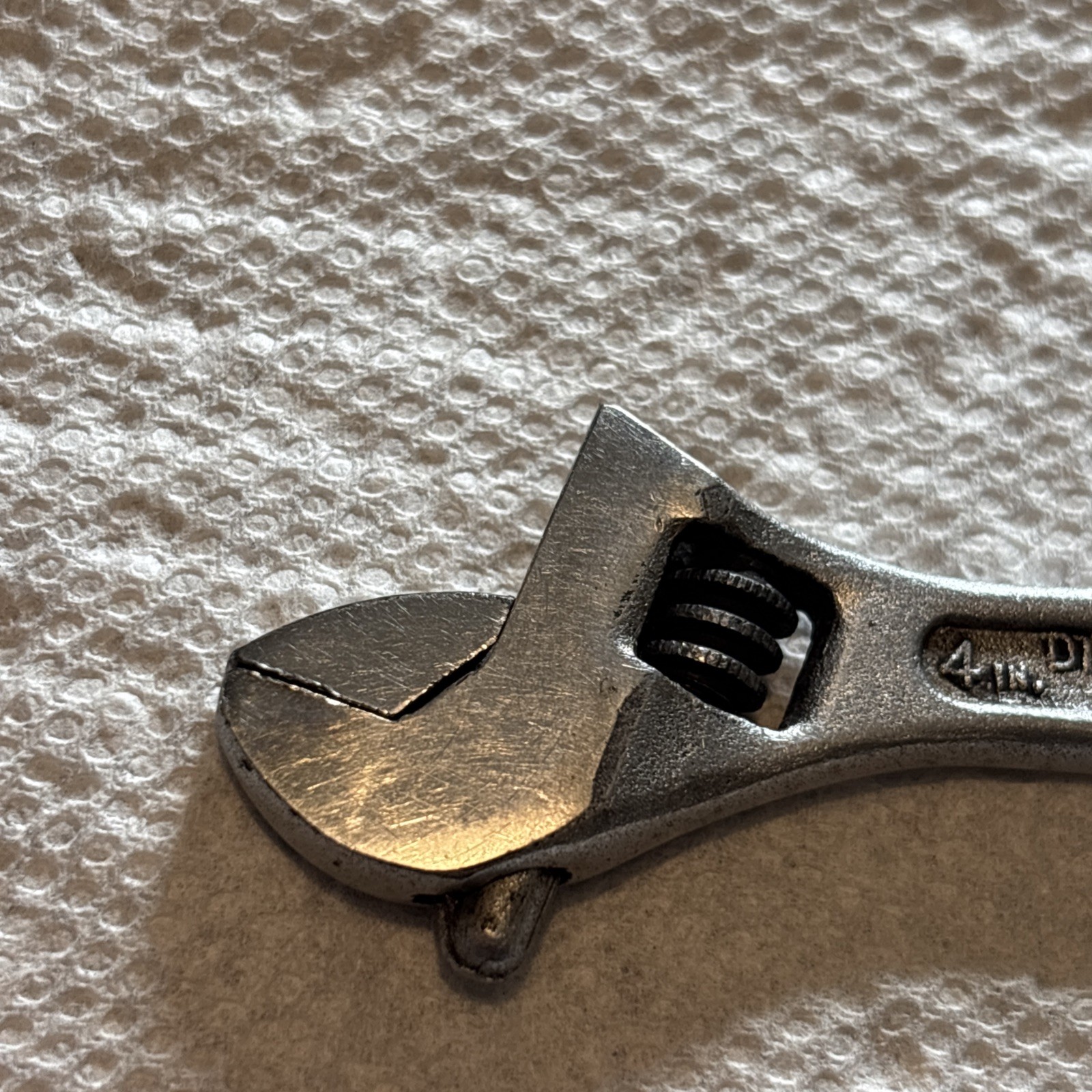Vintage Diamond Diamalloy Tools 4″ Adjustable Wrench Duluth MN USA