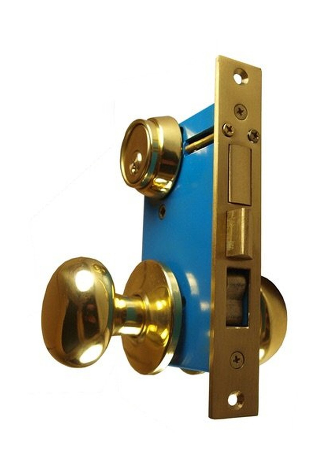 Maxtech Heavy Duty Ornamental Iron Gate Double Cylinder Mortise Lockset 2-1/2…