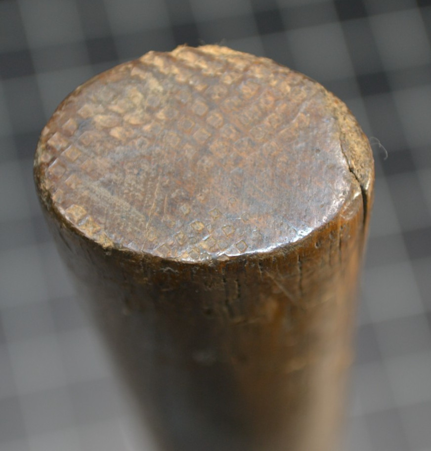 DOG HEAD HAMMER – 3 1/2# – SAW SET HAMMER – ORIGINAL HANDLE
