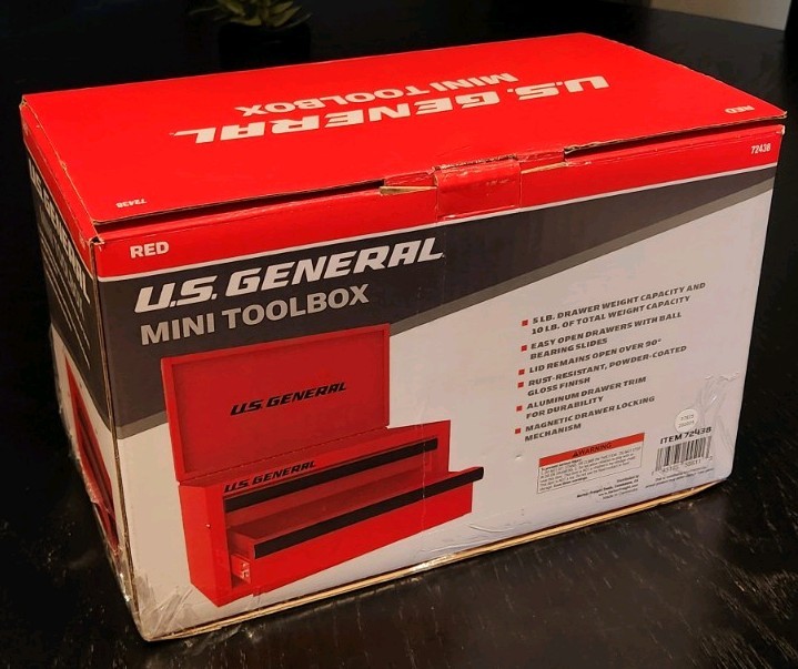 US General Mini Toolbox [RED]