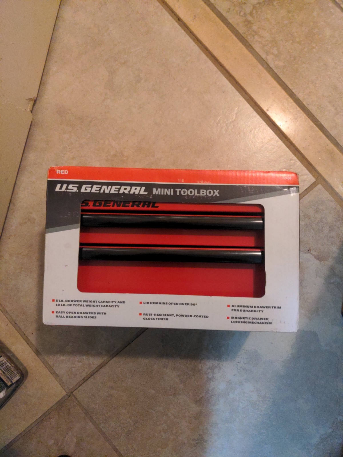US General Mini Toolbox [RED]