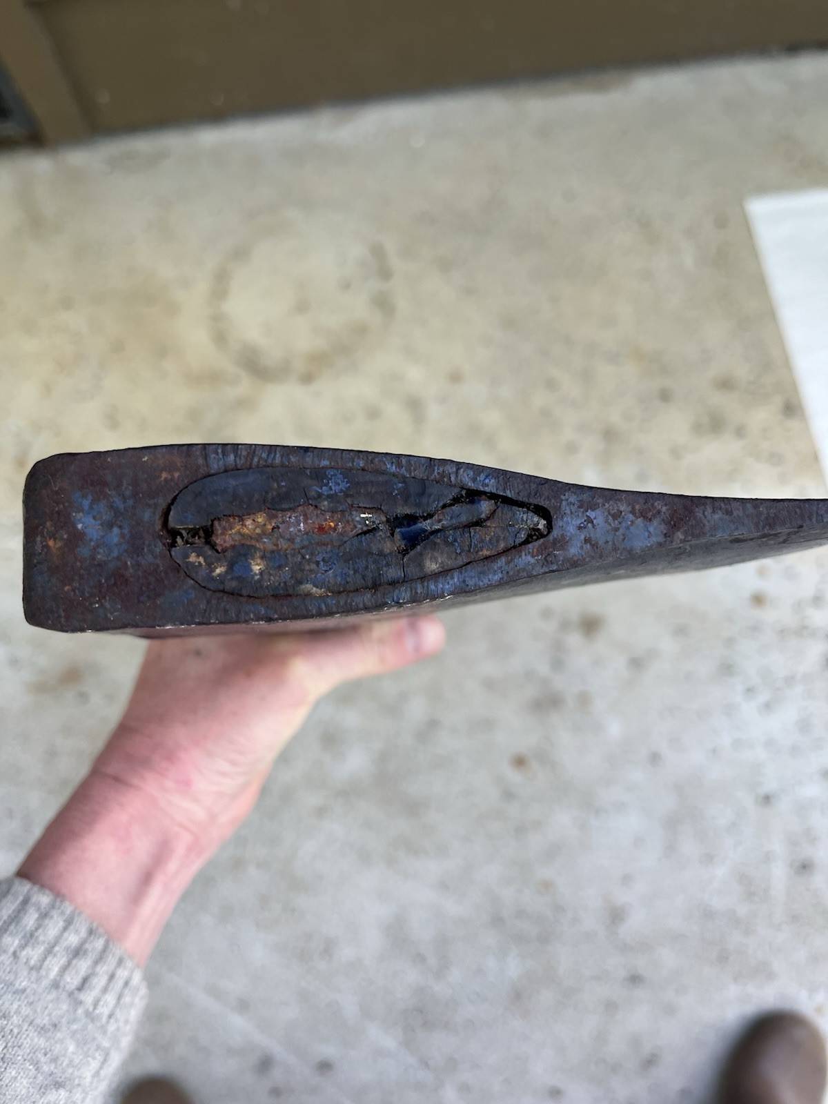Vintage Hartwell Brothers Gray Grey Gorge Single Bit Axe Head