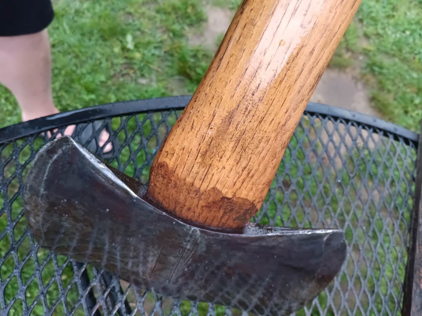 Vintage Collins Legitimus Double Bit Axe With Handle 4 lbs 12 oz