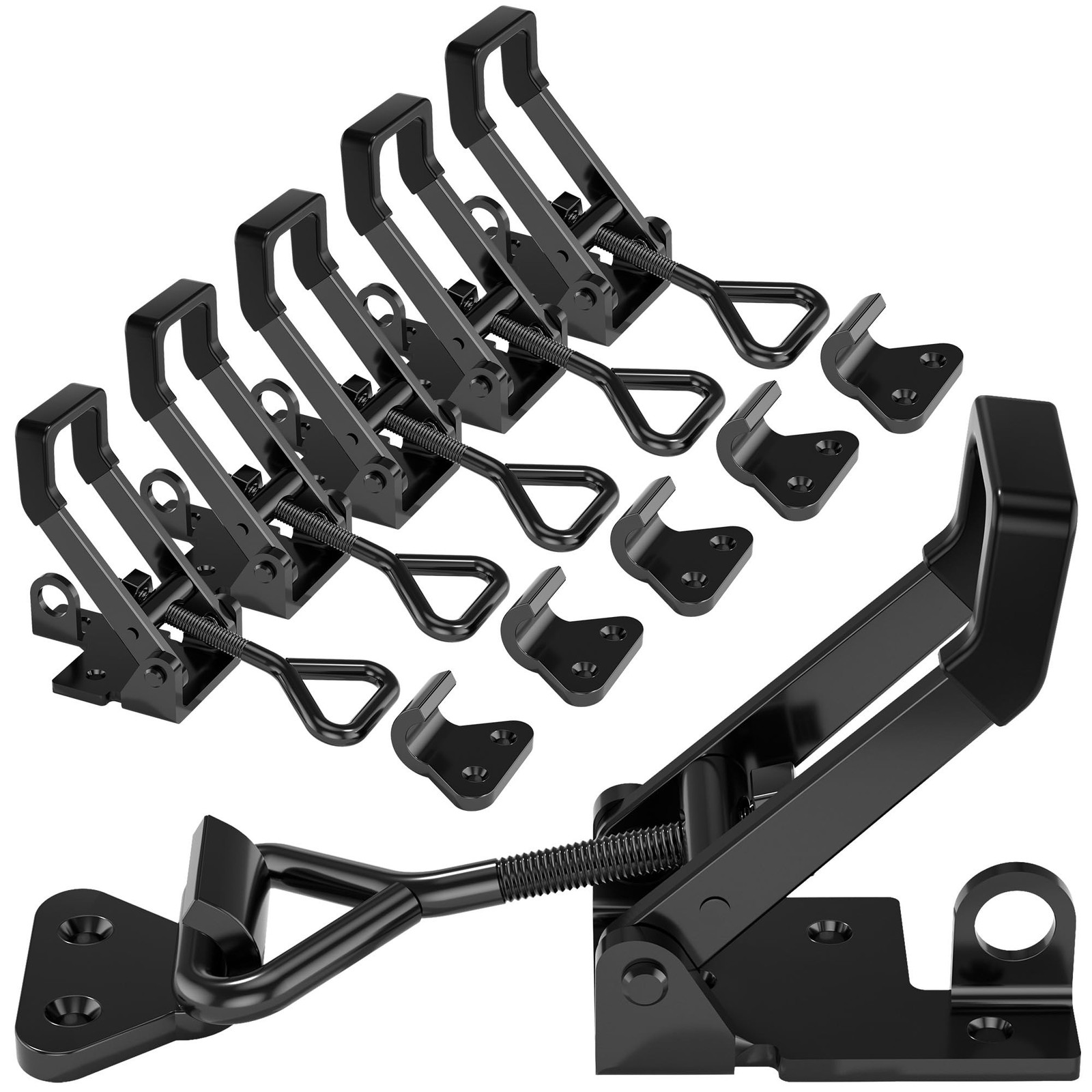 6Pack Heavy Duty Toggle Clamp Latch,4003 Style 1320lbs Capacity Pull Clamp Bl…