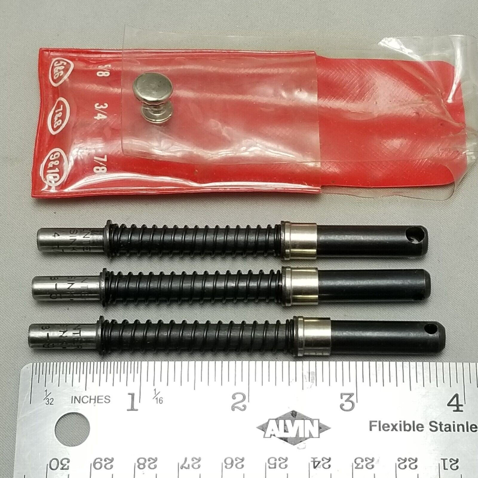 Norfolk 3 Pcs Center Sink Pilot Hole Locator Bits Carpenters for Hinges etc USA