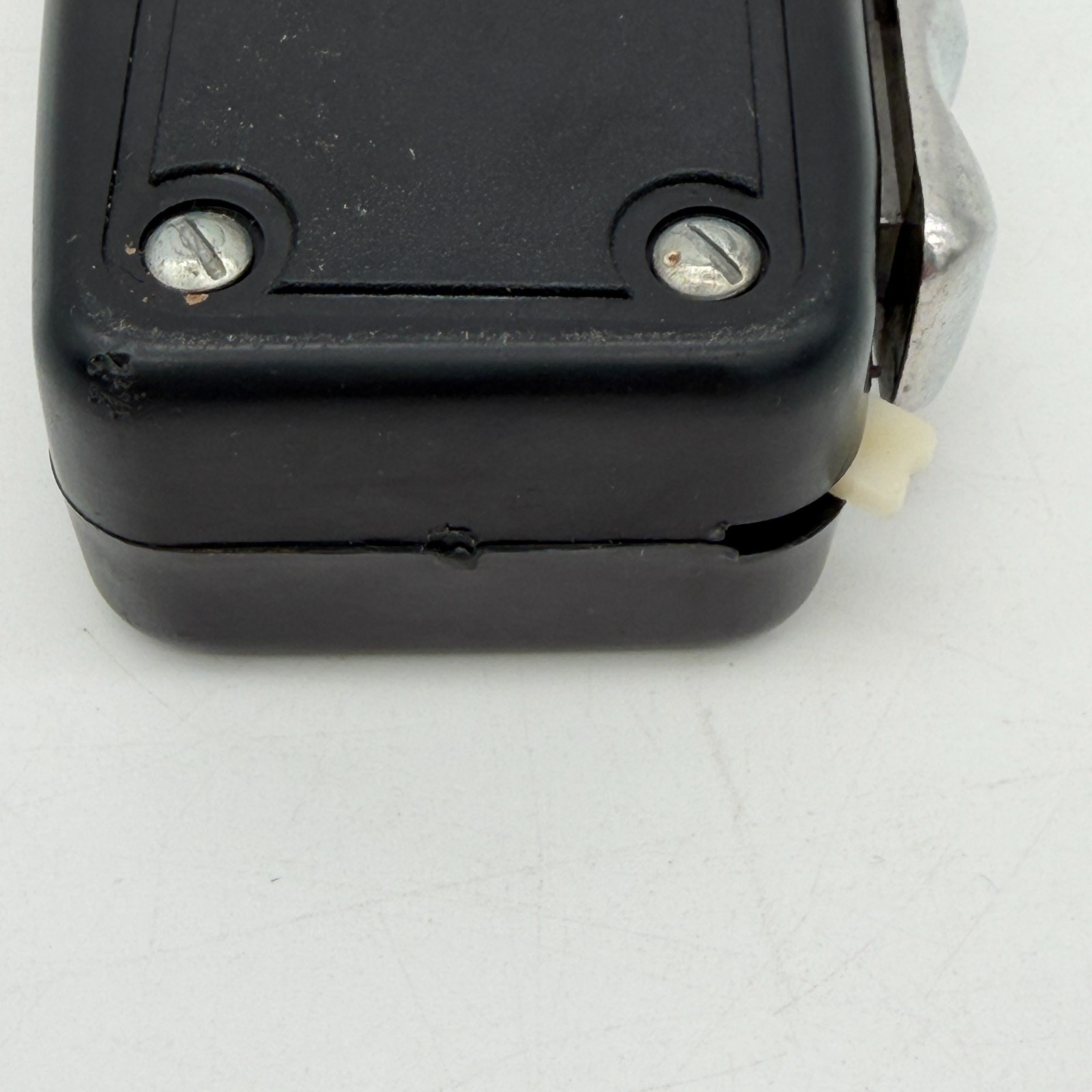 VINTAGE RARE 1960’s SOVIET/RUSSIA HAND DYNAMO BAKELITE FLASHLIGHT BLACK