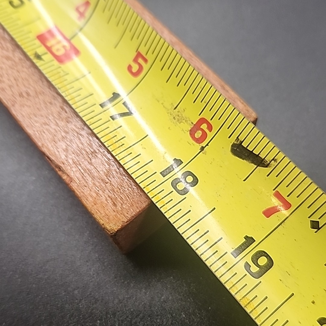 Vintage 18” Japanese Wooden Spirit Level Stanley Copy Good Bubbles