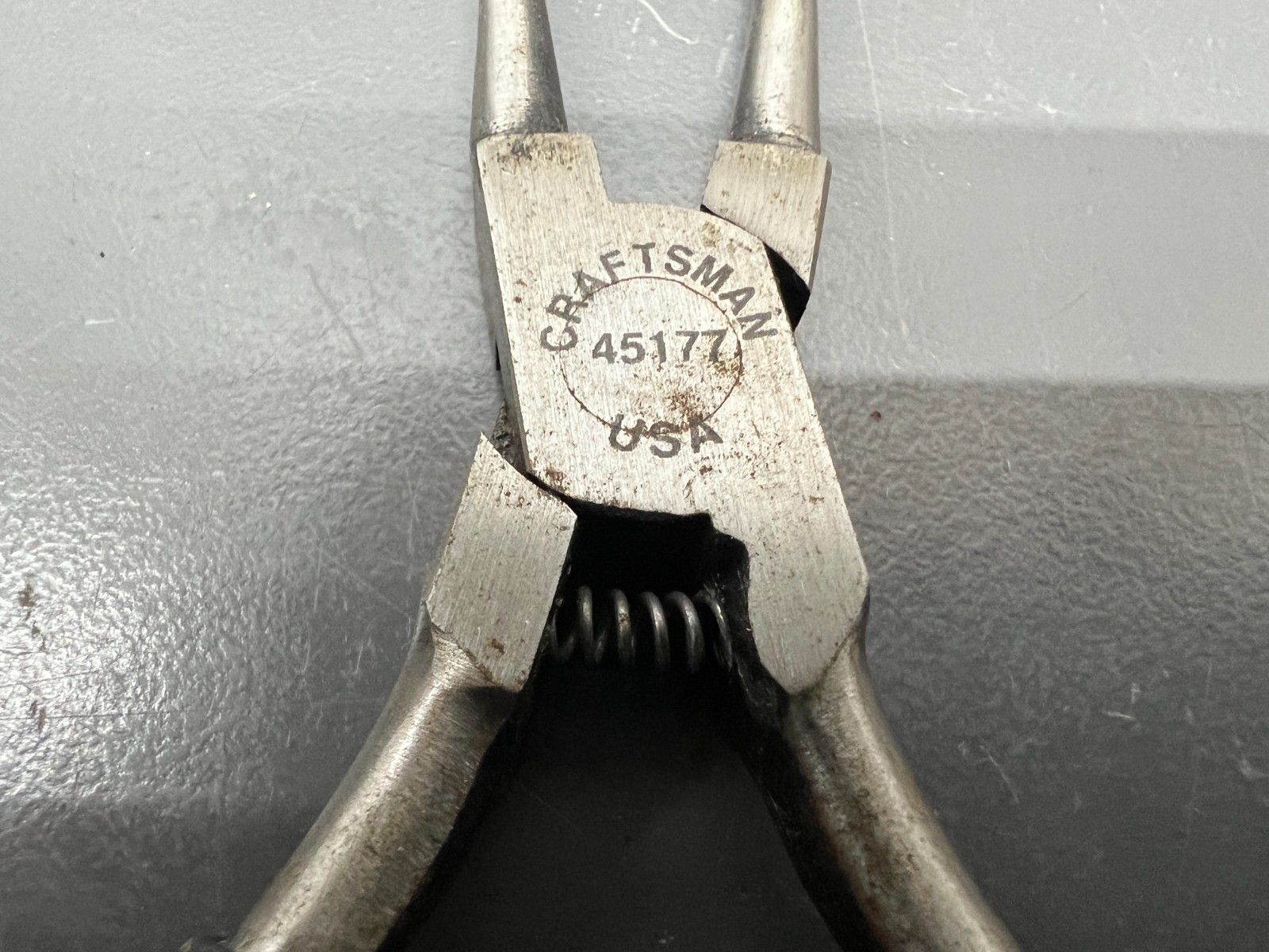 (V) NOS CRAFTSMAN 45177 4.5″ ROUND NOSE LOOPING MINI PLIERS W POUCH – USA