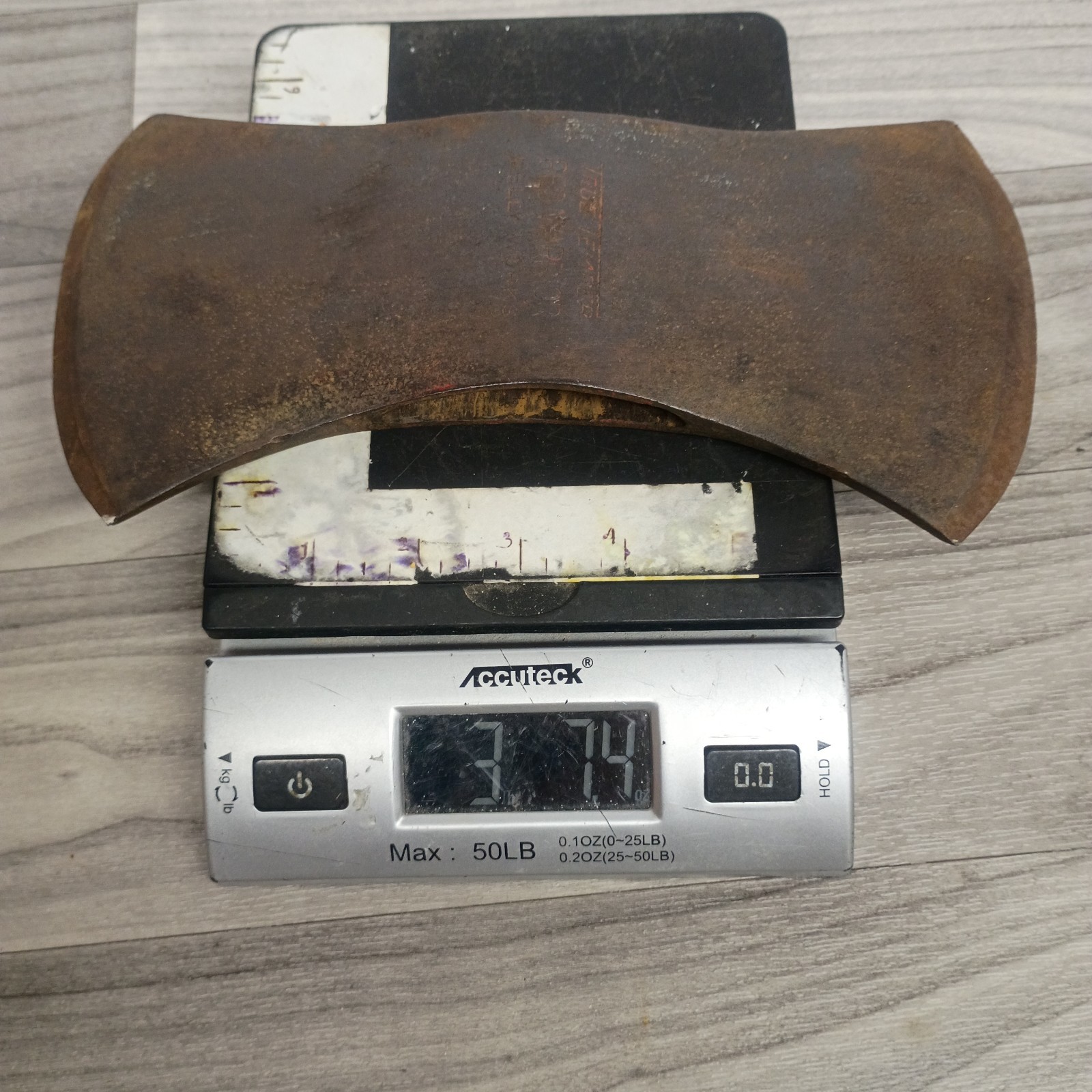 Vintage True Temper Red Warrior Kelly Works Double Bit Axe Head 3lb 7oz