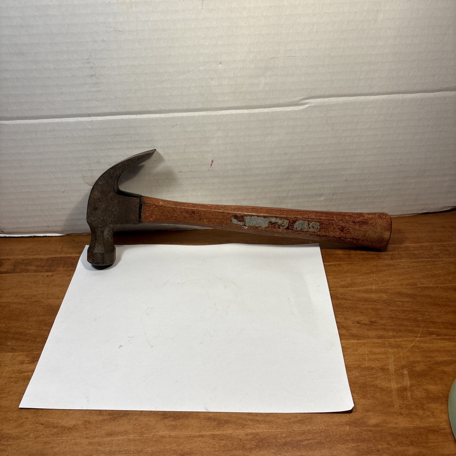 VTG PLUMB 20oz Curve Claw Smooth Face Hammer Signed Octagon Handle Permabond