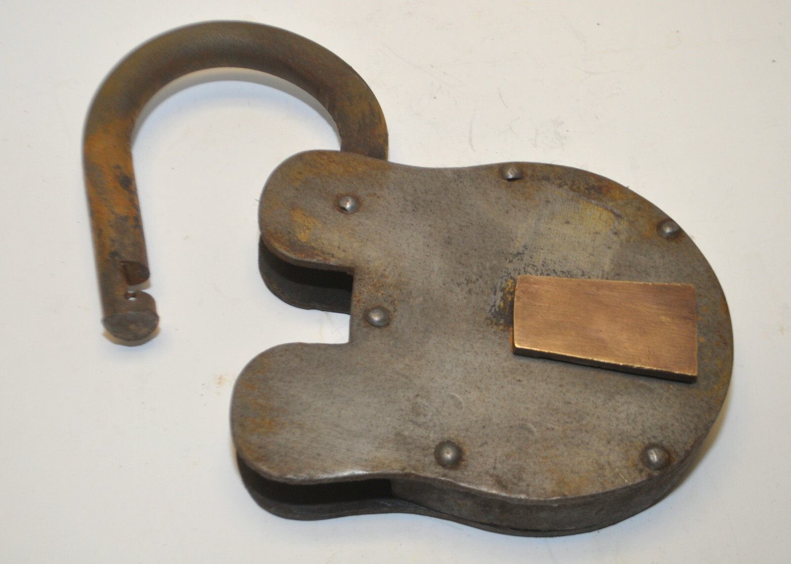 Cast Iron Antique Padlock Lock 11″ NO Key 9.8lb