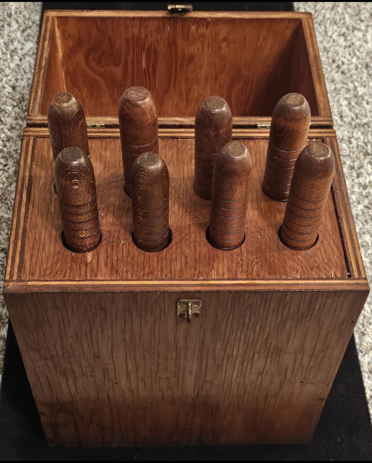 Set of 8 Vintage Craftsman High Speed Steel Wood Turning Chisels 14-15″ & Case