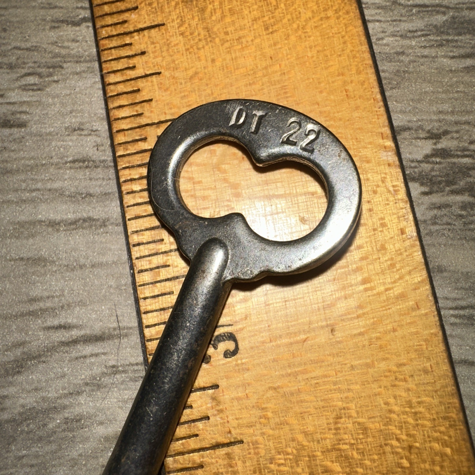 Antique Corbin Solid Barrel Skeleton Key #DT22 Original