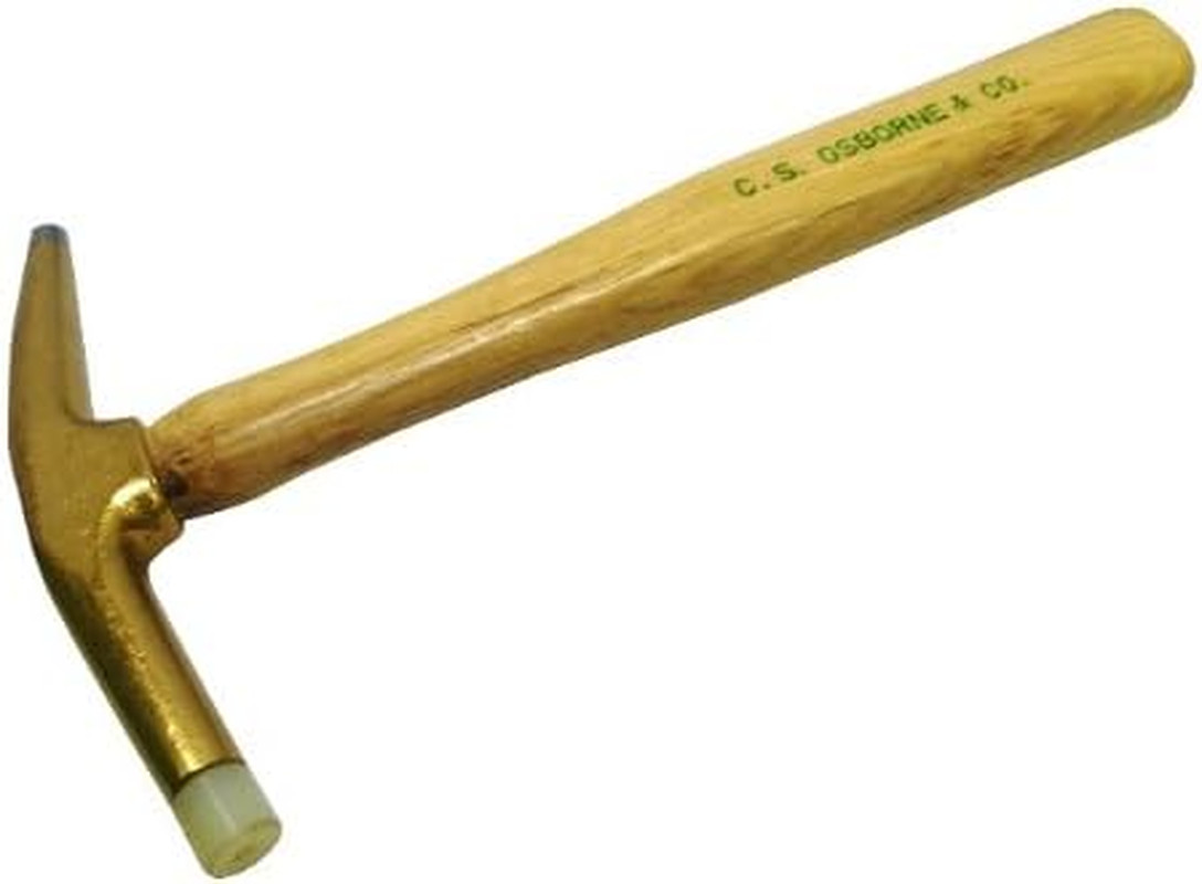 C.S. Osborne 6Oz Nylon Tip Magnetic Hammer #36 for Upholstery Work