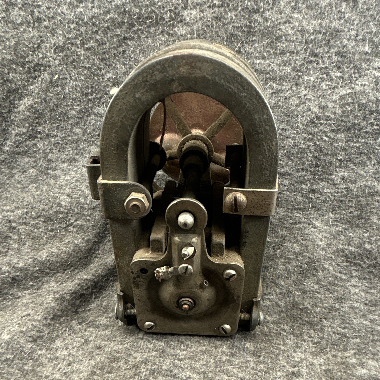Antique Western Electric Company 3 Bar Telephone Magneto Hand Crank Generator