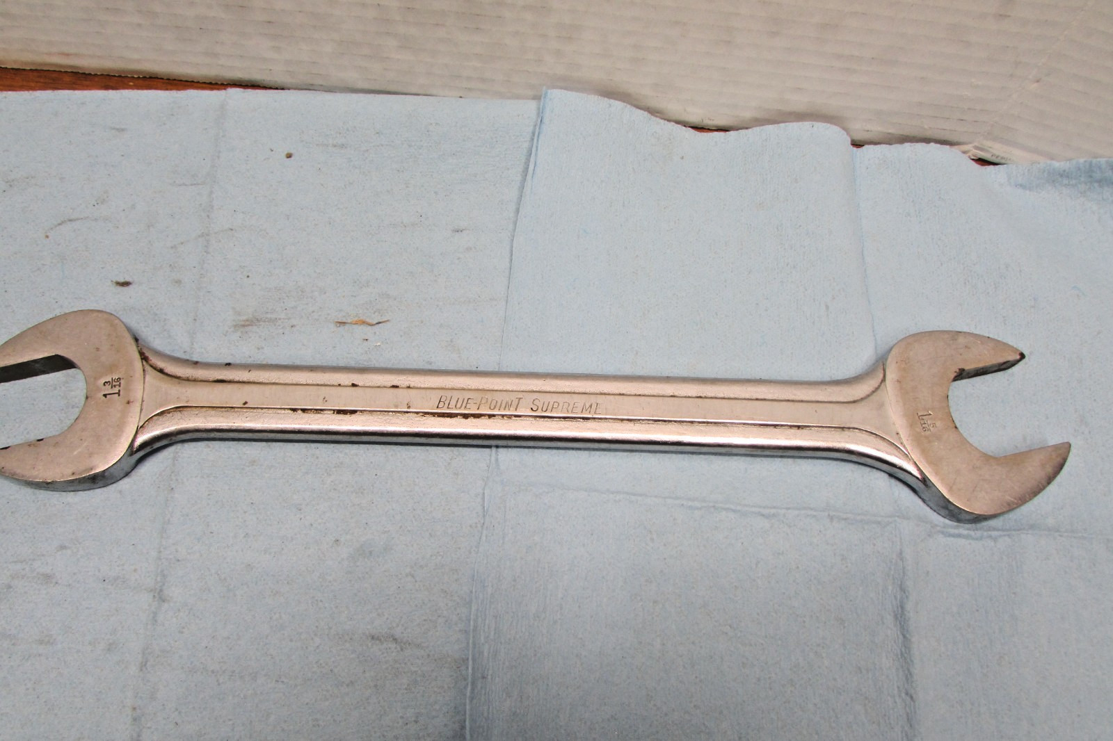 Vintage Blue Point Supreme Double Open End Wrench S-3842 1-3/16 – 1-5/16