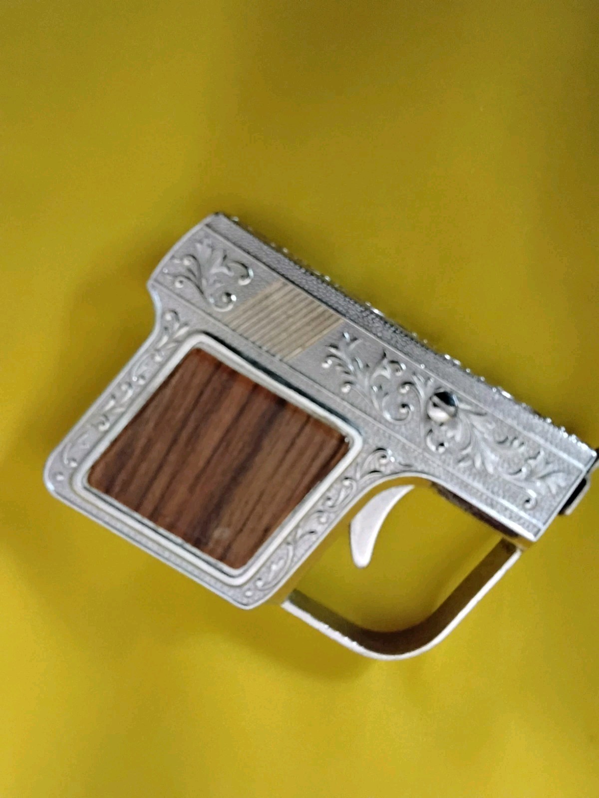 Vintage Pistol Shaped Tape Measure Gun from 1970s