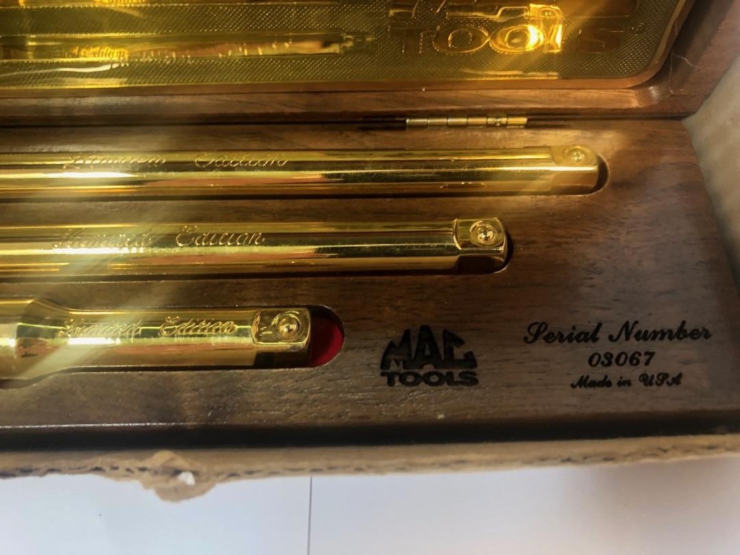 MAC TOOLS LIMITED EDITION 24KT GOLD PLATED 1991 3PC EXTENTION (NLG058881)