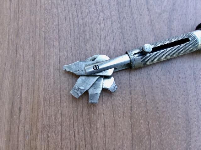 ANTIQUE BILLINGS & SPENCER PAT.1896 SLIDING SCREWDRIVER TOOL 4-BLADES