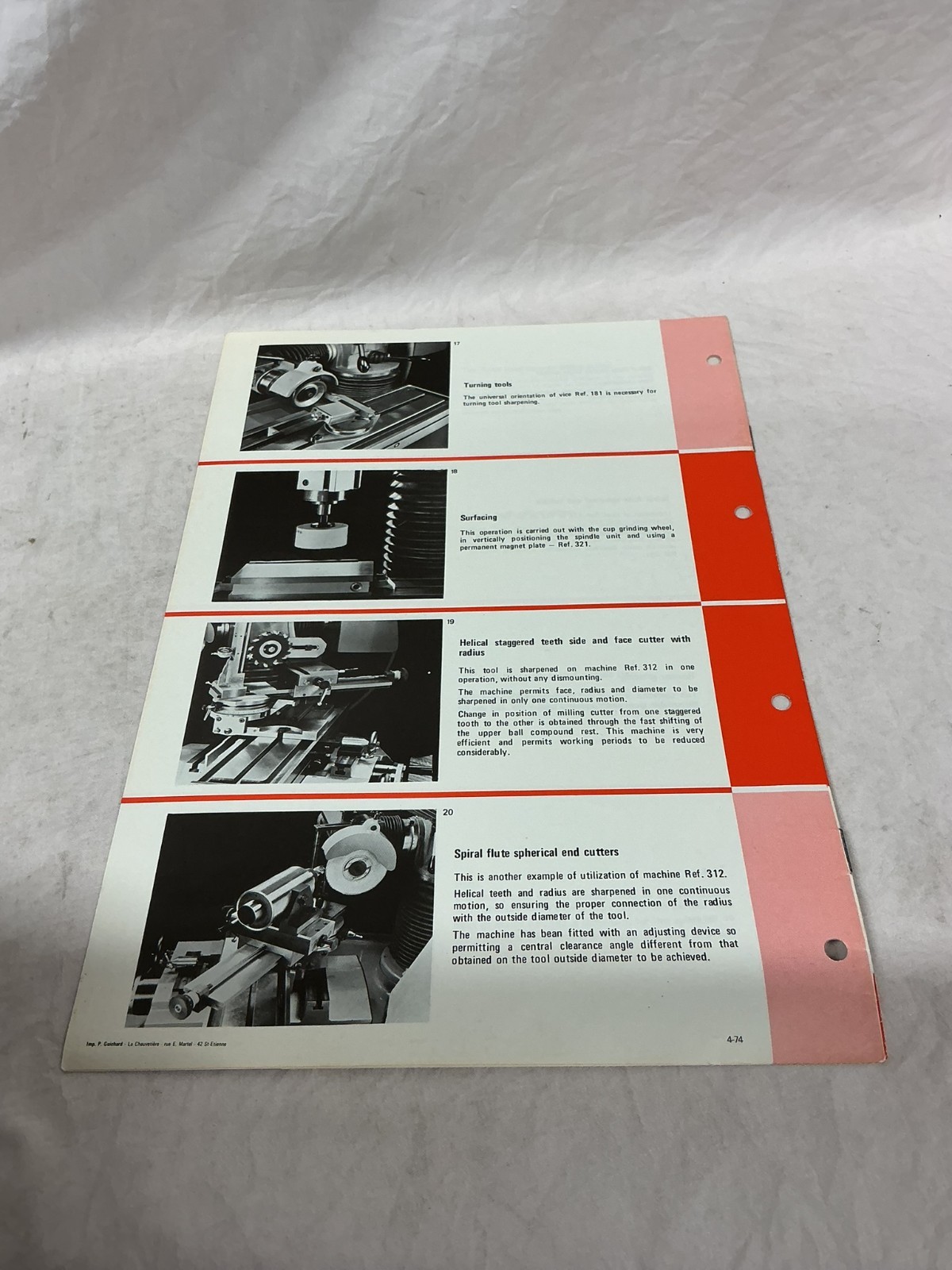 Vintage Early Avyac A11 The Sharpening Machines Multi-Tool Bulletin Catalog