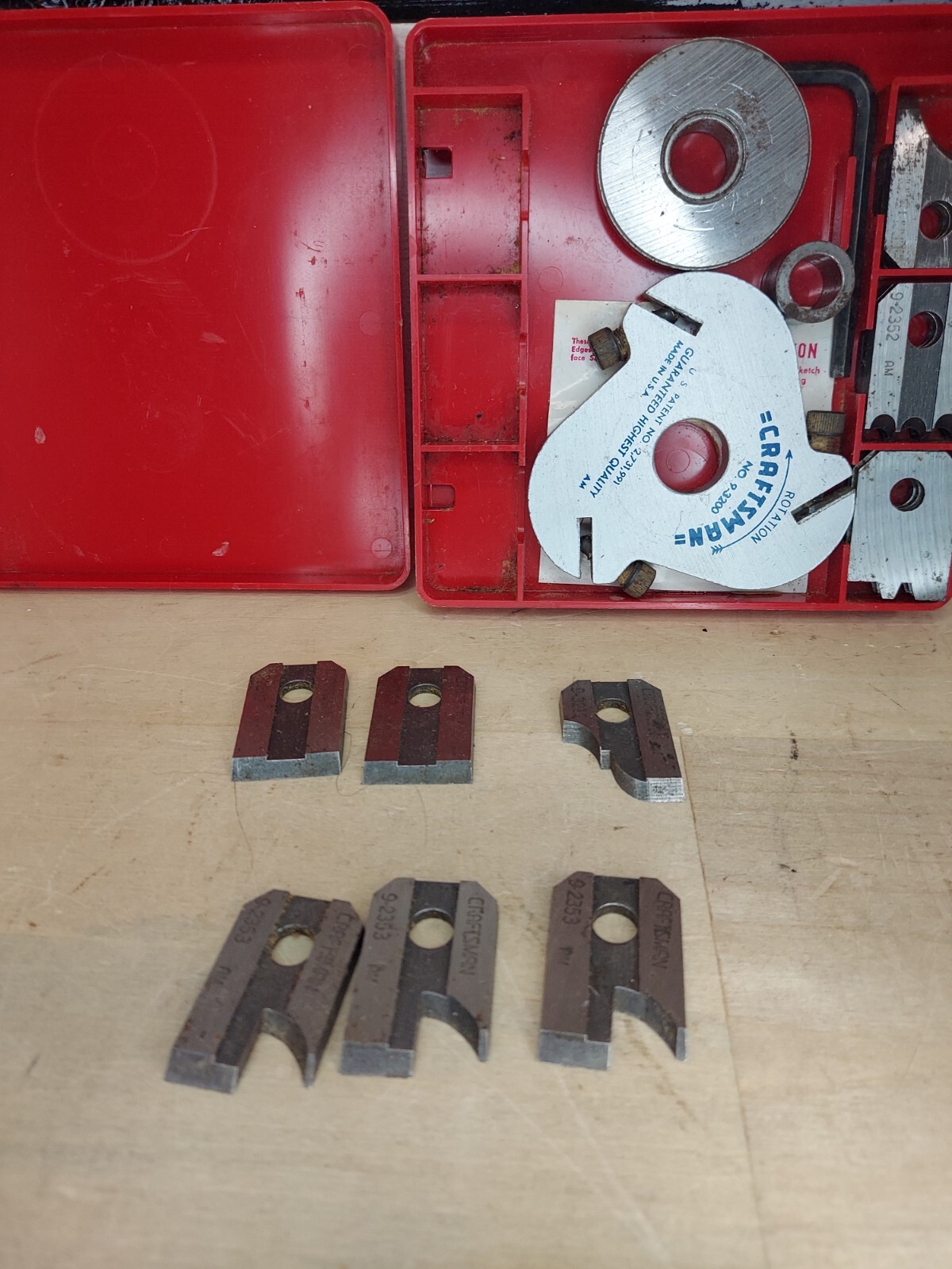 Vintage Craftsman Bench & Radial Saw Molding Set 9-3221 Not Complete