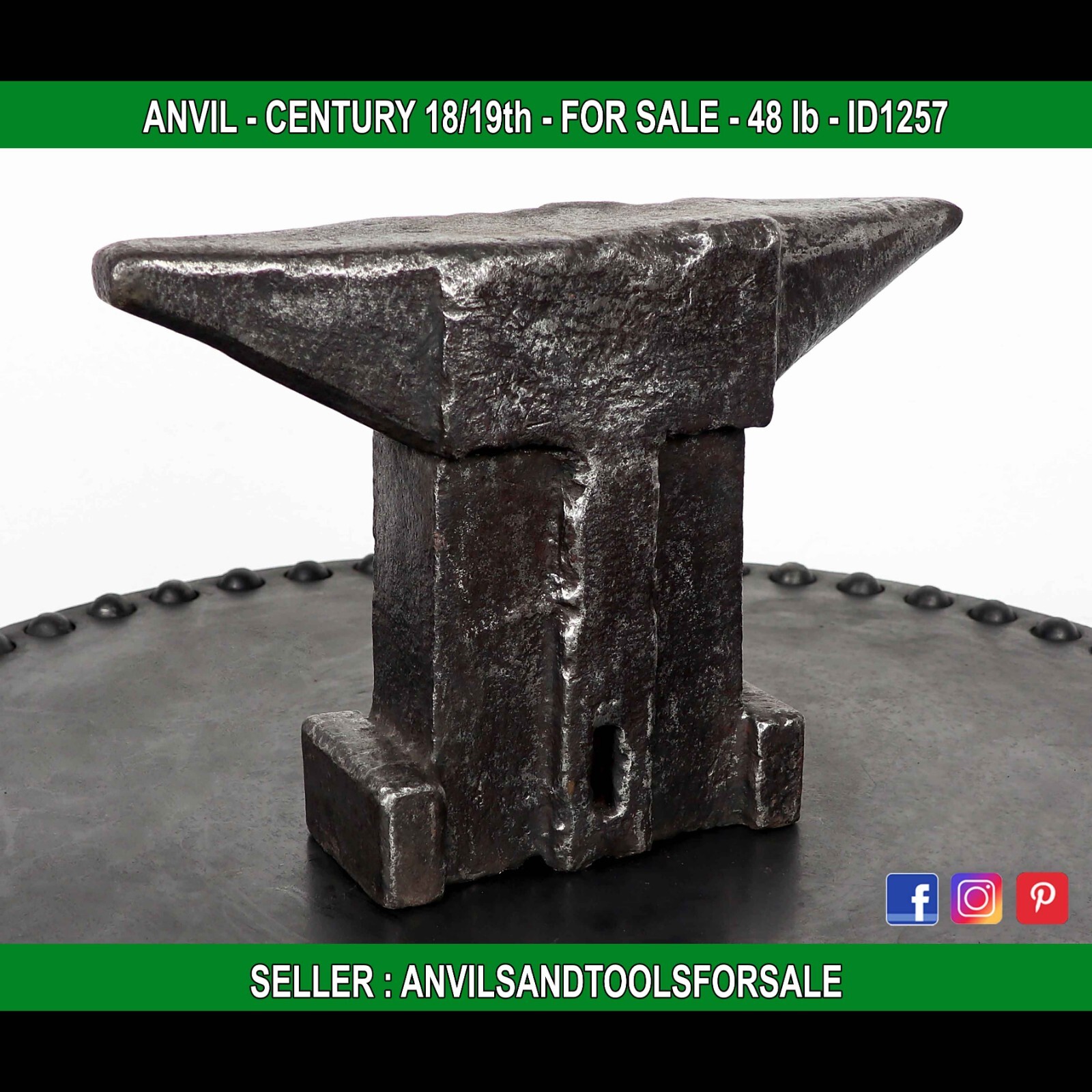 ANVIL – CENTURY 18/19th – 48 lb – ID1257