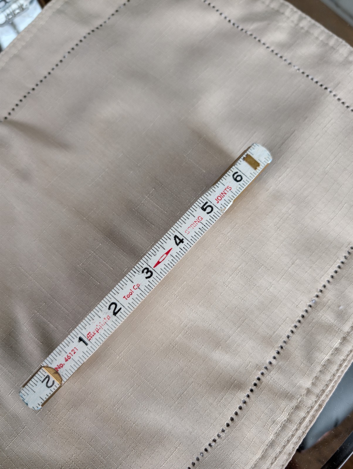 Folding Wood Rule, 6 FT Foldable Ruler with US Measurements