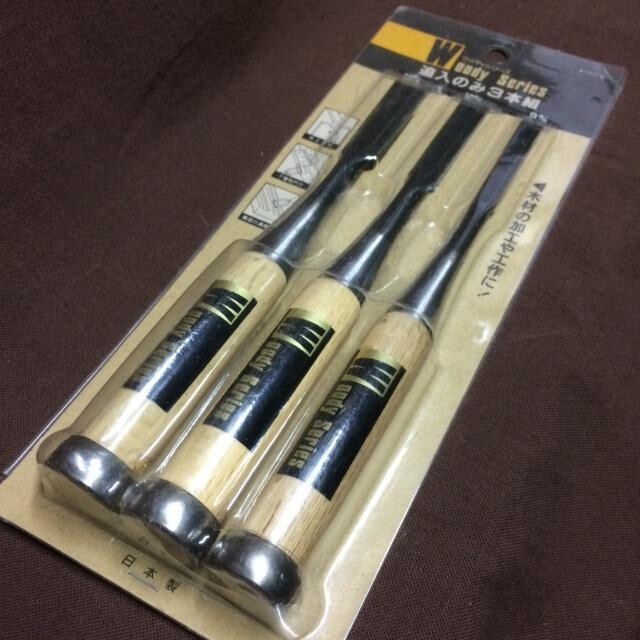 Takagi Gisuke s NOMI Oire Chisel 3pcs SET 9/15/24mm Carpenters Tool Track