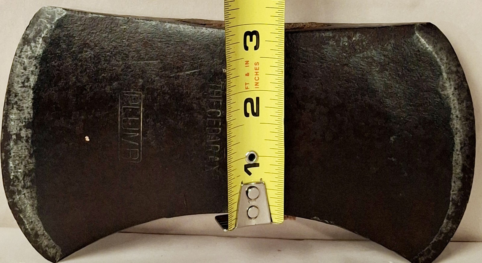 Plumb Para El Cedro double bit axe head Rare Vintage.