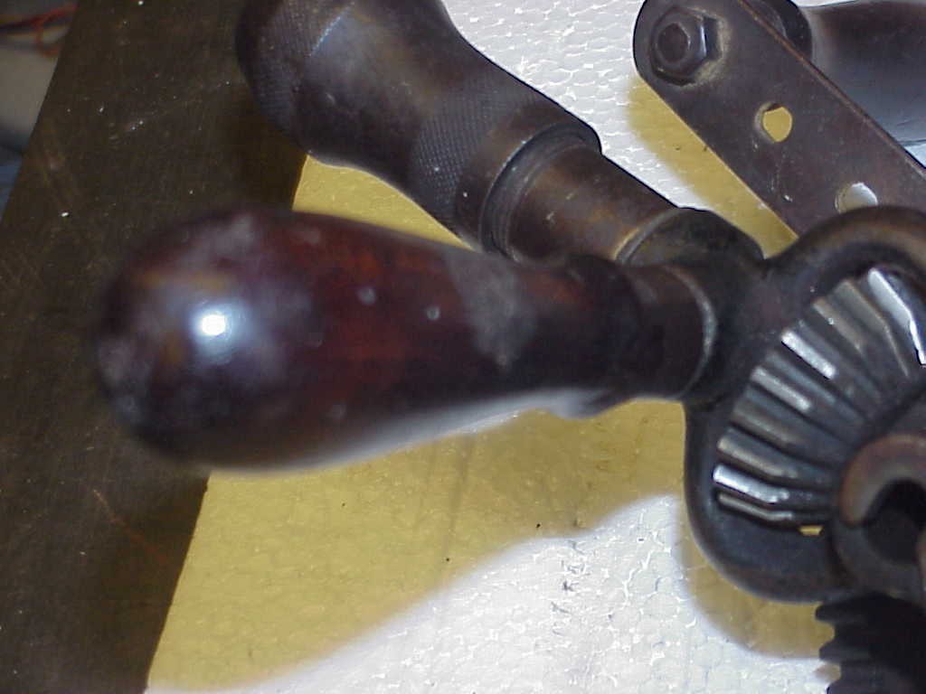 Vintage Stanley Rule & Level Victor NO. 744 2 Speed Egg Beater Drill 2 Jaw Chuck