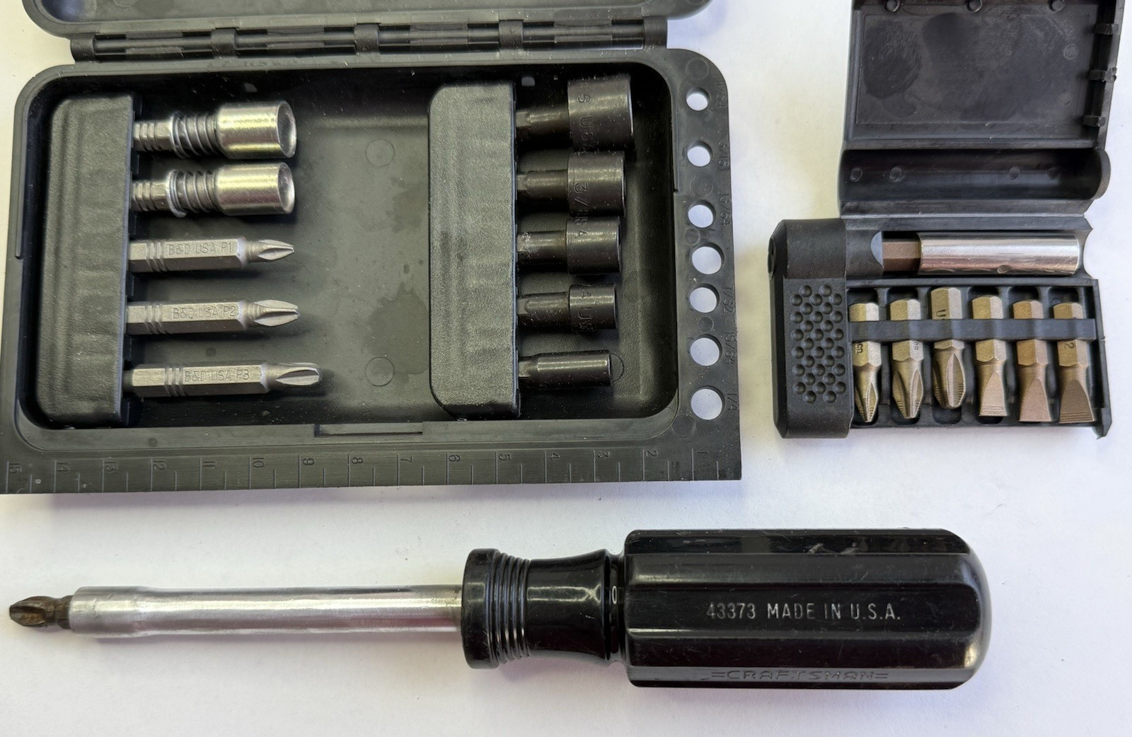 Craftsman 1/4″ Magnetic Bit Driver 43373 With Extra Scorpion Bits Used