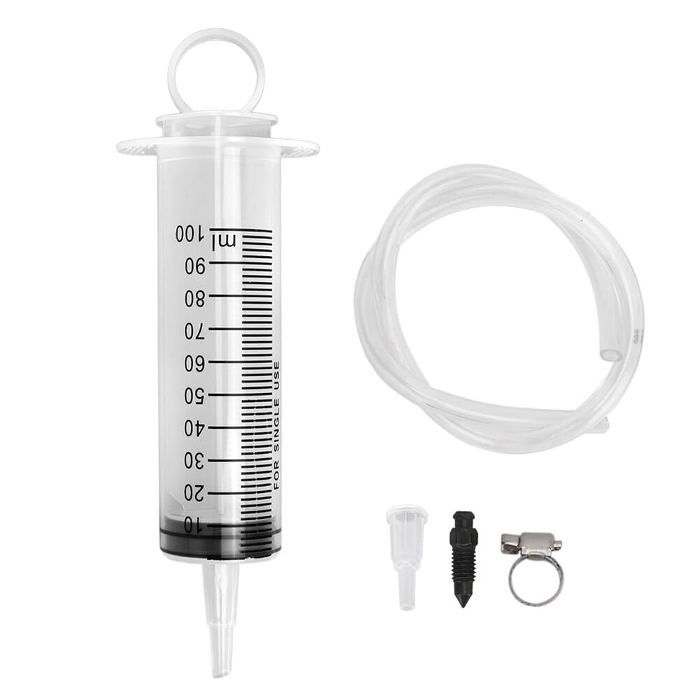 Brake Bleed Kit Hydraulic 100ML Syringe & 50cm Hose Universal for Bikes