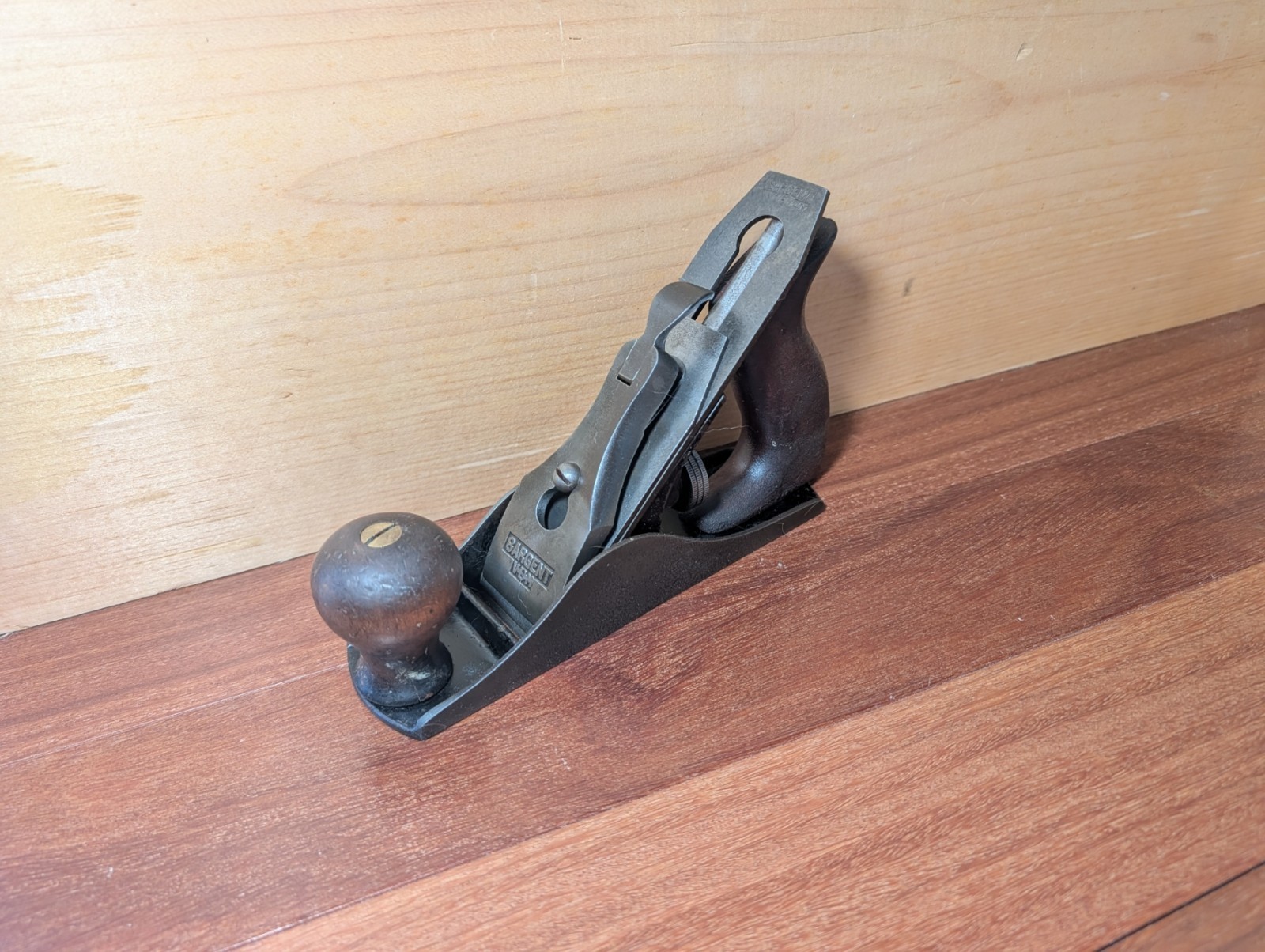 Vintage Sargent VBM No. 407 Smoother Plane – #2 Size