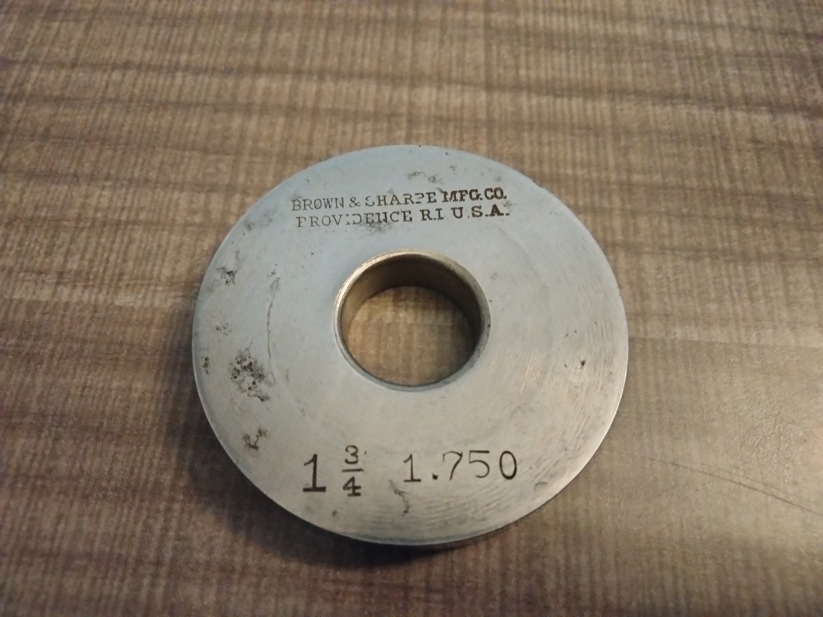 Vintage Brown & Sharpe 1-3/4” Round Micrometer Standard Setting Gage DODGE BROS.
